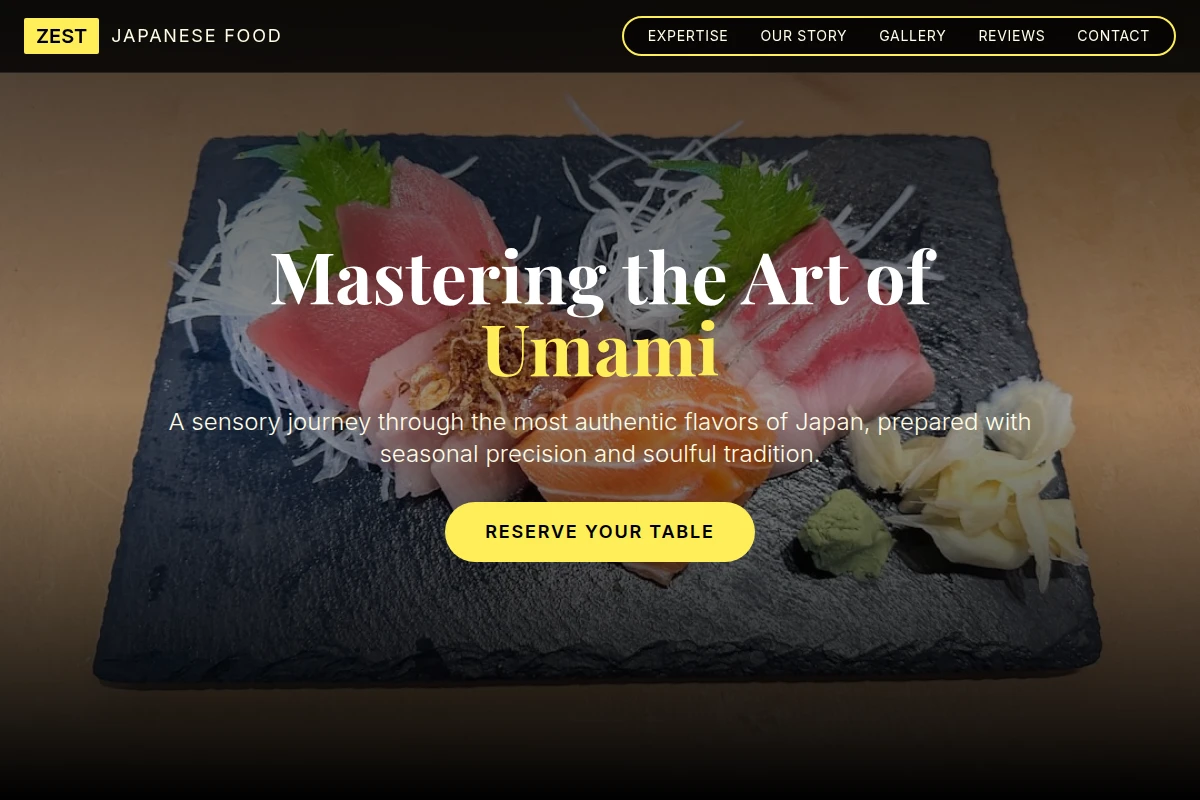 Zest Japanese Food